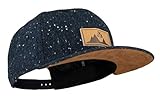 Jumping Bird Baseball Cap Unisex Eiger • Outdoor Snapback Cap • Individuell verstellbar und leicht abwaschbar • Kappe aus 90% Wolle Blau