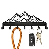 Beautiwall - Schlüsselbrett Stahl Schlüssel Aufhänger (Berge)