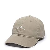 Outdoor Cap Hut Mountain Bestickte Dad Hat-Verstellbare Weiche Baumwolle Polo-Stil Unstrukturierte Baseball Cap für Männer & Frauen, Khaki, Einheitsgröße