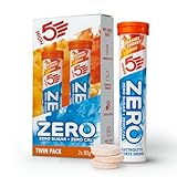 HIGH5 ZERO Elektrolyt Hydrierungstabletten mit Zusatz von Vitamin C | Orange-Kirsche | 2 Röhrchen mit 20 Tabletten