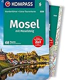 KOMPASS Wanderführer Mosel mit Moselsteig, 68 Touren: mit Extra-Tourenkarte Maßstab 1:75.000, GPX-Daten zum Download