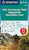 KOMPASS Wanderkarte 844 Südlicher Teutoburger Wald - Eggegebirge - Oberwälder Land 1:50.000: Wanderkarte mit Aktiv Guide und Rad- und Reitwegen.