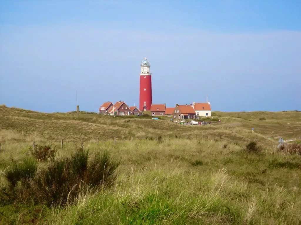 Der Leuchtturm - direkt in der Nähe vom Camping Robbenjager auf Texel