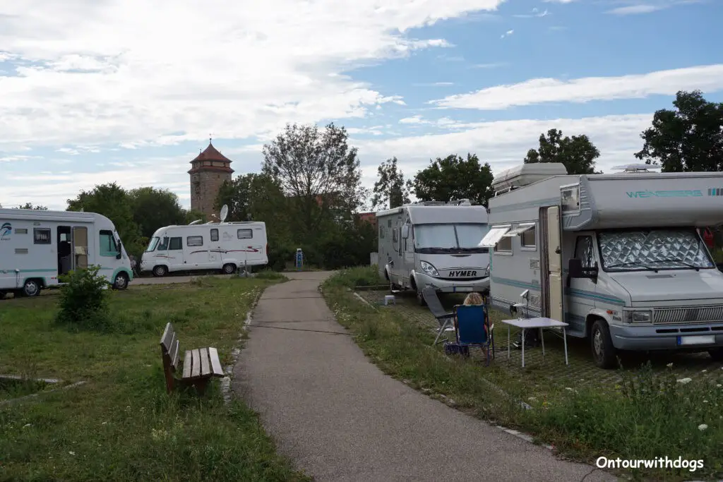 Der Wohnmobilstellplatz für Camping in Rothenburg ob der Tauber