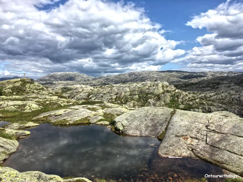 Nationale Touristenroute Ryfylke durch das Fjordland in Norwegen