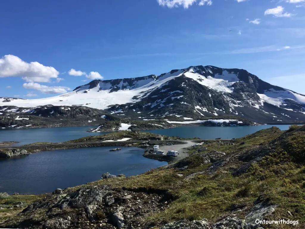 Nationale Touristenroute Sognjefjellet durch Fjordnorwegen