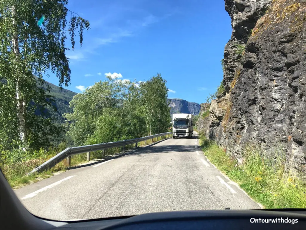Abenteuerliche Straßen begegnen einem regelmäßig auf einem Norwegen Roadtrip