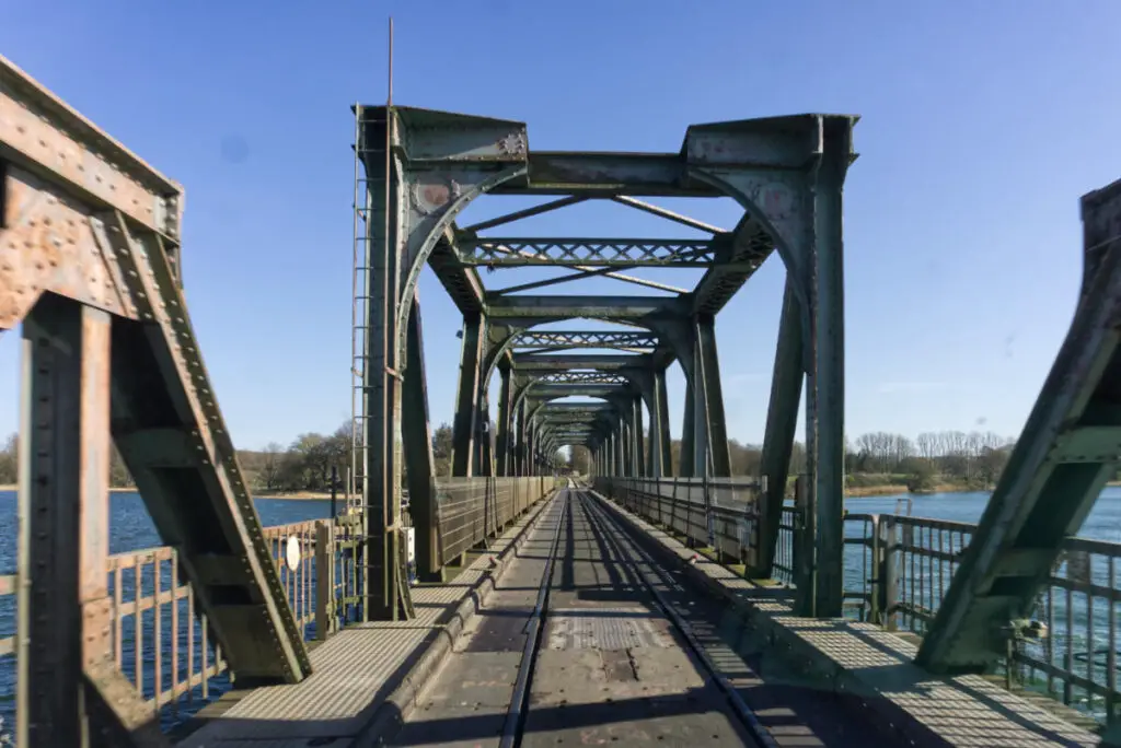 Lindaunisbrücke über die Schlei Ostsee