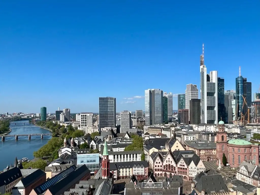 Ausblick auf Frankfurt
