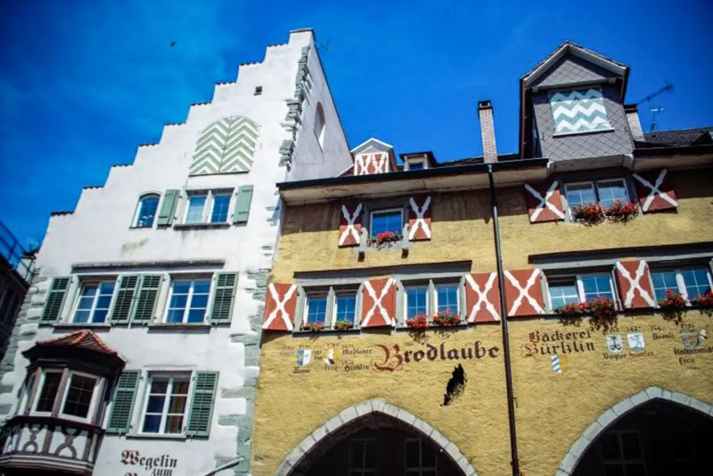 Die Brotlaube in Lindau - einer der schönen Städte in Bayern