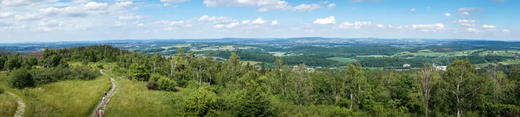 Panorama vom Aussichtsturm Velmerstot in NRW