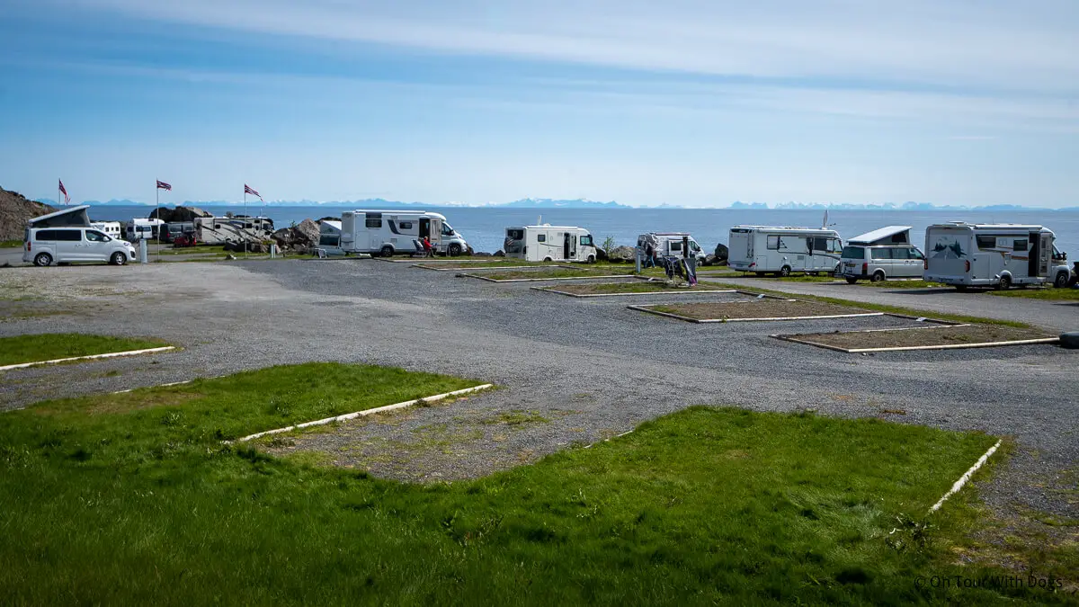 Moskenes Camping im Süden der Lofoten