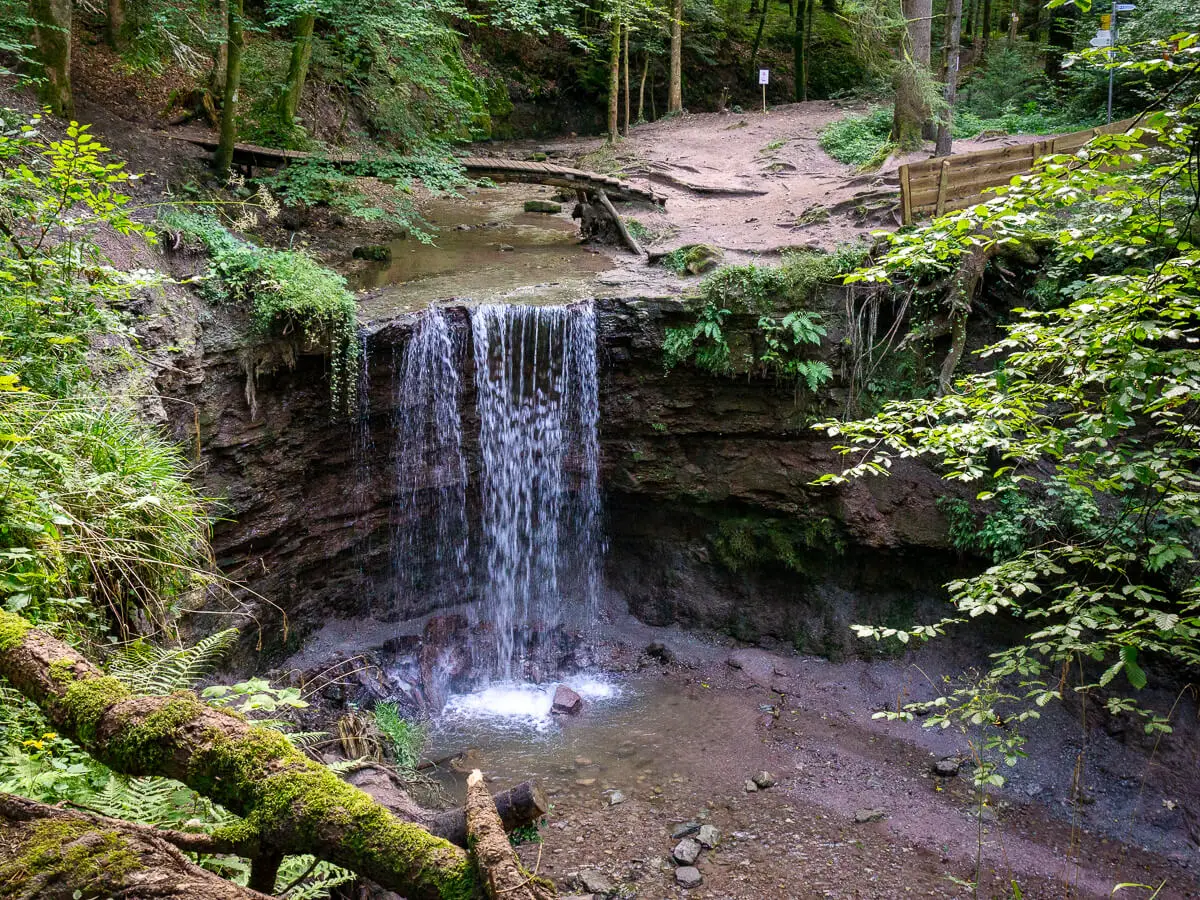 Hörschbachwasserfälle: Vorderer Wasserfall